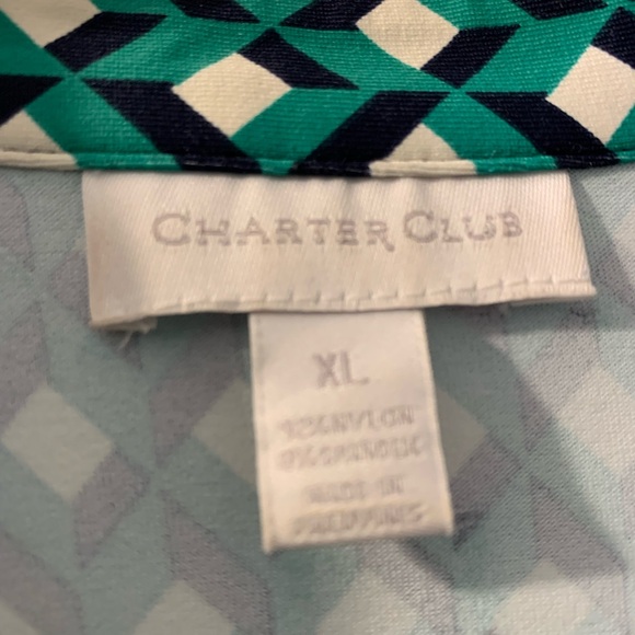 Charter Club shirt dress, size XL, in excellent condition. - Picture 2 of 6